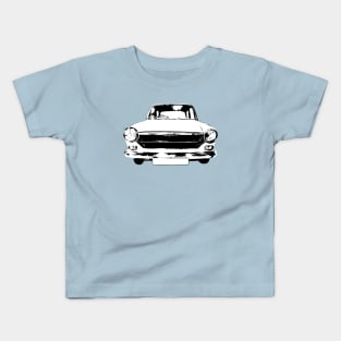 Austin 1100 1960s classic car monoblock black/white Kids T-Shirt